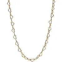 Pandora Herzkette 363334C00-45, Pandora Moments, Pandora, Halskette, Herzen, Vergoldet
