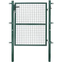 Clanmacy Gartentor Gartentür Gartentor Zauntür Zauntor Gartenpforte Zauntür Gartenzaun, mit Schloss, Türklinke und Schlüssel