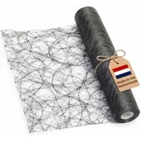DecoHomeTextil Heimtextilmanufaktur Tischläufer Deco Netz Tischband Dekoration Dekor Breite 30cm Farbe+Länge wählbar