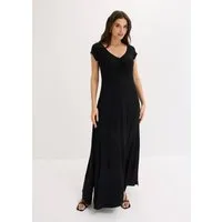 bonprix Maxikleid für modernen Look, aus Viskose und Elasthan, lockere Passform