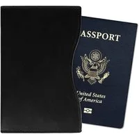 Fintie Geldbörse Reisepasshülle/Impfpass Hülle - Ultra Schlank Reisepass Schutzhülle, Premium Kunstleder Passhülle Impfausweis Brieftasche mit RFID Blockier