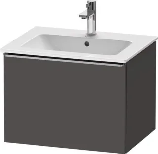 Duravit D-Neo Waschtischunterbau wandhängend Graphit Matt 610x462x440 mm - DE4261070490000 DE4261070490000