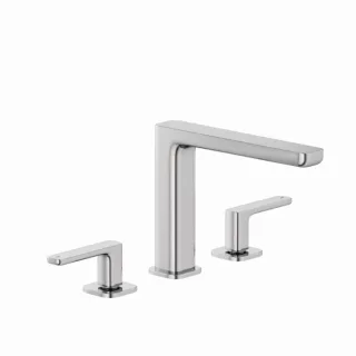 Kludi RENON 3-Loch Waschtischarmatur 423930575 mit Push Open chrom
