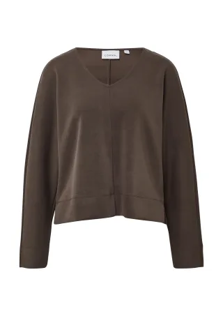 comma - Sweatshirt braun - Gr. - 34