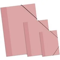 itenga Organisationsmappe itenga Zeichenmappe A2 Sammelmappe A3 Gummizugmappe A4 Set PASTELL ROS