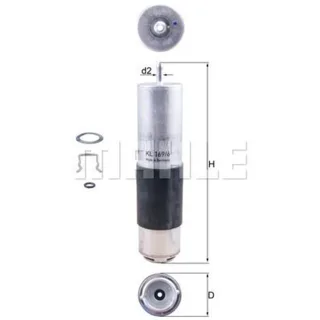 Mahle Kraftstofffilter Mercedes C-Klasse W205