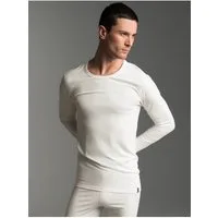 Trigema Longsleeve TRIGEMA Sportshirt aus Merinowolle (1-tlg)