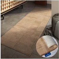 Villeroy & Boch Wollteppich Charlotte, rechteckig, Höhe: 10 mm, Läufer, Handgewebt, Wolle, Natur, Läufer, Wohnzimmer, Geometrie