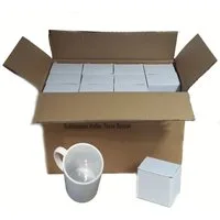 AcMax Tasse 36 Stück Fototasse Sublimation Kaffee Tassen Becher weiss