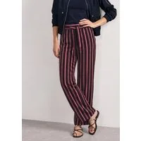 STREET ONE Stoffhose Style Emee Sommerhose im Loose Fit / mit Streifen