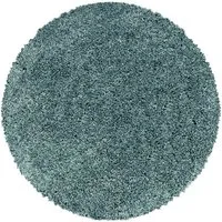 Carpettex Hochflor-Teppich Unicolor - Einfarbig, Rund, Höhe: 30 mm, Einfarbig Shaggy Teppich Wohnzimmer Langflor versch. farben und größen