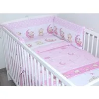 Primawela Babybettwäsche 3 teiliges Baby Bettset mit Bettwäsche und Nestchen für Bett 70x140 cm