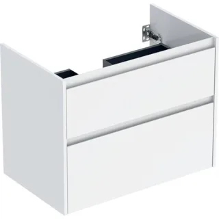 Geberit Ersatzteile Unterschrank für Möbelwaschtisch, 2 Schubladen B:80cm, weiß glanz, 246352011 246352011