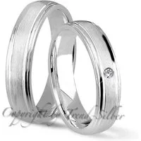 Trauringe123 Trauring Hochzeitsringe Verlobungsringe Trauringe Eheringe Partnerringe aus 925er Silber, J8