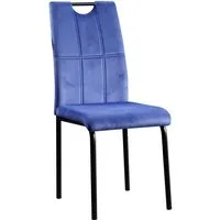 HTI-Living Esszimmerstuhl Stuhl Denton Velvet Blau (Stück, 1 St), Esszimmerstuhl Samt