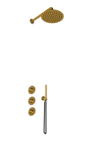 JEE-O Slimline Shower Set 02, PVD gold matt, 800-6435 800-6435