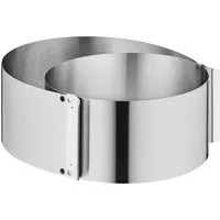 Kaiser Backformen Tortenring Inspiration, Edelstahl 18/10, (1 tlg), mit Griffen, individuelle Größeneinstellung für ⌀ von 16,5 bis 32 cm