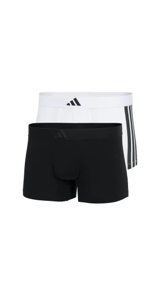 Adidas Sportswear Underwear - 2PK Low Rise Trunk black/white - Gr. - XXL