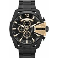 Diesel Chronograph MEGA CHIEF DZ4338, Quarzuhr, Armbanduhr, Herrenuhr, Stoppfunktion, Edelstahlarmband