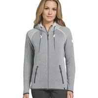 Kjelvik Kapuzenstrickjacke Gloria leichte Strickjacke mit Kapuze und Reißverschlusstaschen