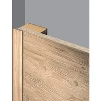 EGGER Abschlussleiste Abdeckleiste Decowall AL006 Namur Fichte hell, Kleben, Nageln, 1-St., 2400 x 6 x 25mm