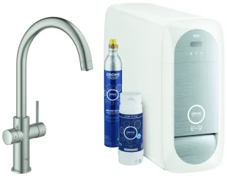 Grohe Blue Home Starter Kit 31455 Bluetooth/WIFI C-Ausl. supersteel, 31455DC1 31455DC1