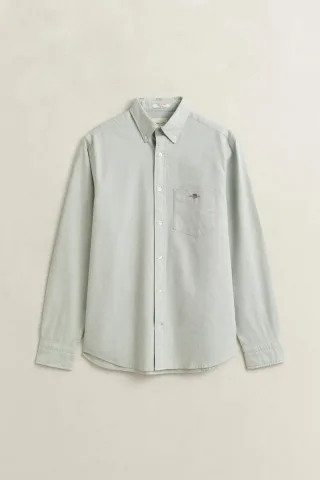 GANT - Classic Regular Fit Oxford-Hemd Grün - Gr. - XXXL