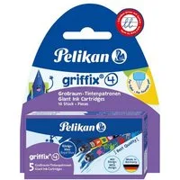Pelikan Tintenpatronen Griffix® 2 x 5 Großraum-Patronen Königsblau Tintenpatrone