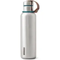 black+blum Isolierflasche Insulated Bottle, Edelstahl, Tragschlaufe aus Kunstleder, 500 ml