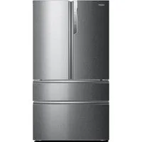 Haier Side-by-Side HB26FSSAAA, 190 cm hoch, 100.5 cm breit, Eiswürfelbereiter, Inverter Kompressor, French Door, LED