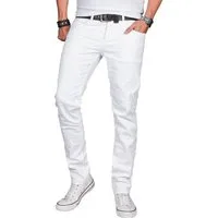 Alessandro Salvarini Straight-Jeans Herren Regular Slim – Stretch Denim 5-Pocket Klassische Jeans mit Elasthan und bequemer Passform