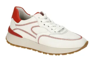 Gabor 63.491 - Sportliche Halbschuhe in Wei? Latte/Flame mit Best Fitting-Tec...