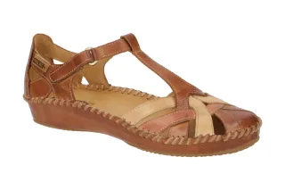 Pikolinos 655-0732C5 brandy-blush VALLARTA Damen Sandaletten Keilsandalen