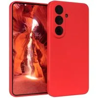 EAZY CASE Handyhülle TPU Hülle für Samsung Galaxy S26 6,3 Zoll, Silikon Schutzhülle mit Kameraschutz stoßfest Handycover elastisch Rot