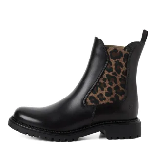 Tamaris - Leder Chelsea Boot schwarz - Gr. - 40