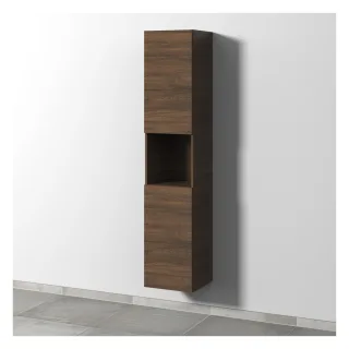 Sanipa 3way Hochschrank mit 2 Türen und 1 offenem Fach, Eiche-Arizona SM11480