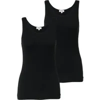 s.Oliver Tanktop (2-tlg) 2-er Pack, Sommertop, mit Stretch