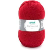 Gründl Wolle 400g Big Mamma uni Großknäuel Strickgarn Häkelgarn Häkelwolle, 1040,00 m (Wolle zum Stricken und Häkeln, pflegeleicht, waschbar, schnell trocknend, wollartiger Charakter), Wolle ohne Schurwolle