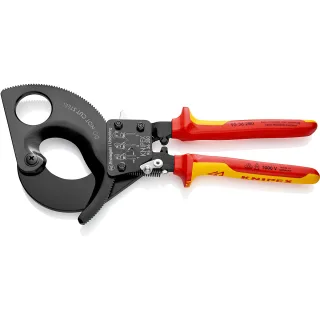 KNIPEX Kabelschneider schwarz lackiert - 9536280