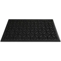 Wecon home Fußmatte Midnight Mosaic, rechteckig, Höhe: 4 mm, pflegeleicht, rutschfest, Ornamente, Innen & Außen, Schmutzfangmatte