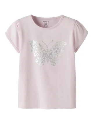 NAME IT - NMFFIPASA CAP SL TOP BOX cradle pink - Gr. - 110