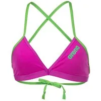 Arena Bustier-Bikini Arena Damen Bikinioberteil Team Swim Top Tie Back Solid 004768
