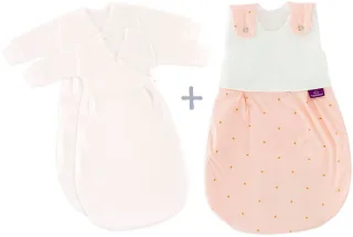 Träumeland Babyschlafsack "3tlg. Set LIEBMICH, Design Märchengold"