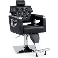 KOMFOTTEU Stuhl, Frisörstuhl Friseurstuhl Barberstuhl höhenverstellbar