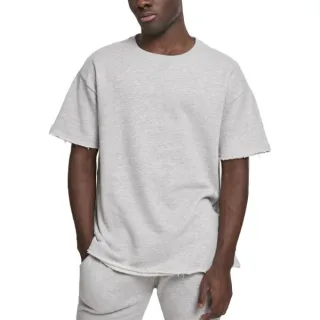 Urban Classics - Herringbone Terr Shirt grau