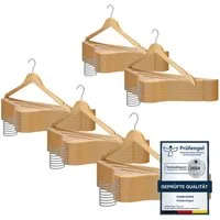 VonBueren Kleiderbügel VonBueren Kleiderbügel Holz, 44,5 x 22 cm je Bügel/Holzbügel, (50-tlg)
