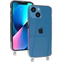 EAZY CASE Handykette Handyhülle für Handyketten mit Befestigungsösen für iPhone Modelle 5,4 Zoll, Hülle für Handykette, Transparent mit Ösen für Apple iPhone 13 Mini