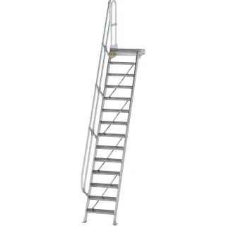 Munk Treppe mit Plattform 60° Stufenbreite 600 mm - 600374