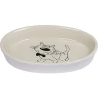 Nobby Katzen-Futterautomat Nobby Katzennapf Keramik oval Ø 17 cm - 120 ml