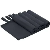 OTTO home Handtücher Leoa, diverse Größen, Sporthandtuch, Reisehandtuch, Strandtuch, Microfaser (4-St), sehr leicht, kompakt, schnelltrocknend, Mikrofaser mit Kontrastnaht
